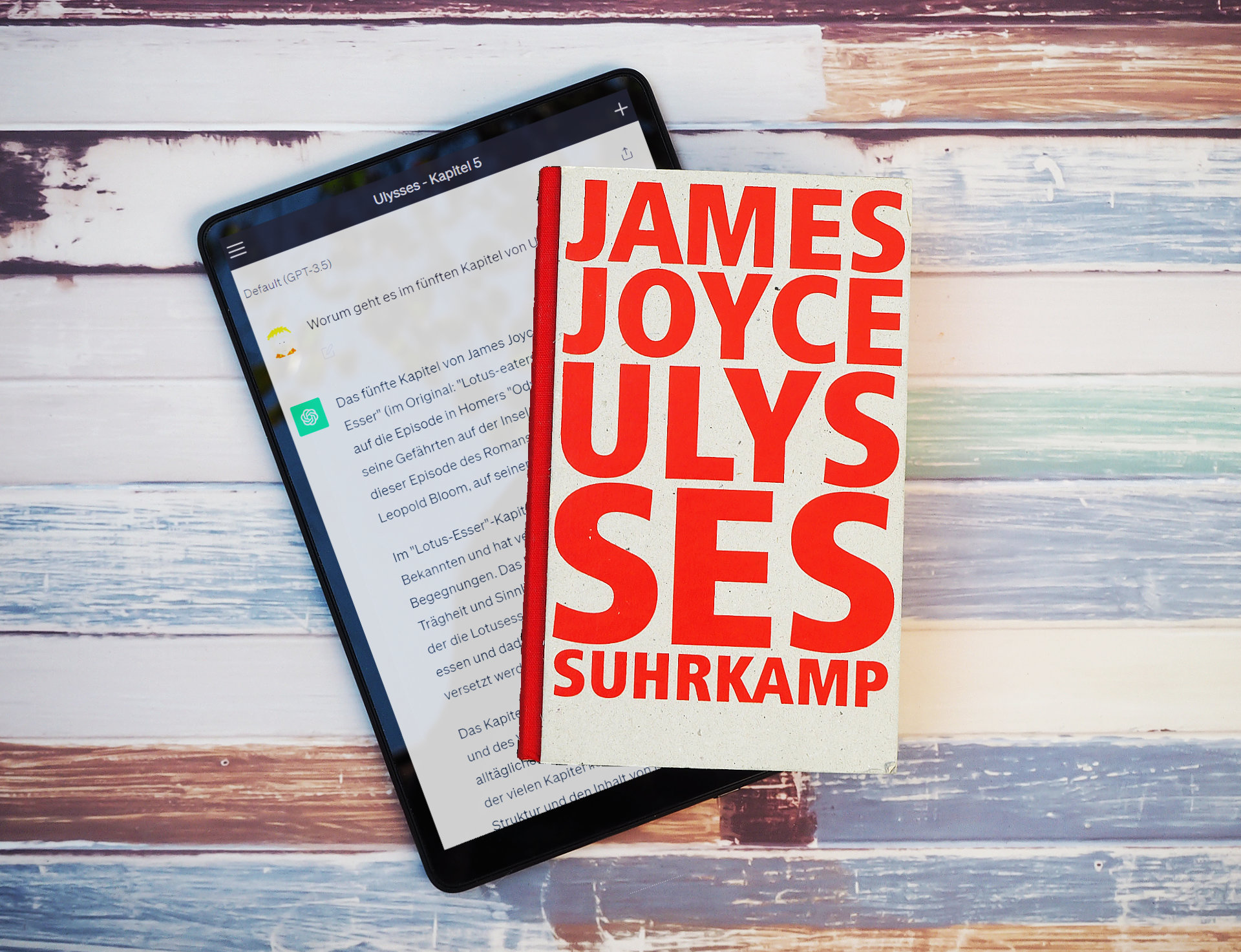 Ulysses: Gemeinsam mit einer KI Bücher lesen